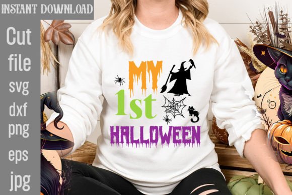 Download My 1st Halloween SVG Cut File - Premium Resources