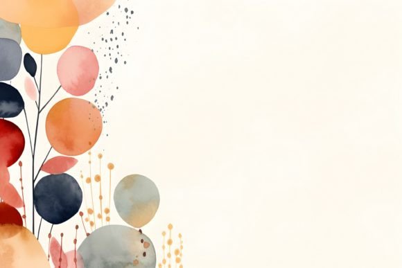 Download Pastel Boho Abstract Border Background - Border background Collection